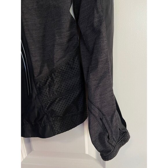 Lululemon Run Nothin' But Run Jacket Full Zip Lightweight Black Coat Women's 4 - Picture 7 of 10